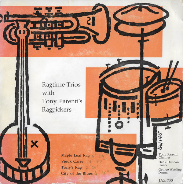 Bild Tony Parenti's Ragpickers - Ragtime Trios With Tony Parenti's Ragpickers (7, Club) Schallplatten Ankauf