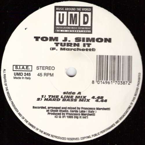 Cover Tom J. Simon - Turn It (12) Schallplatten Ankauf