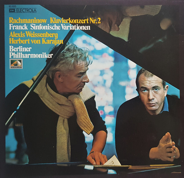 Cover Rachmaninow* / Franck* - Alexis Weissenberg / Herbert von Karajan, Berliner Philharmoniker - Klavierkonzert Nr. 2 / Sinfonische Variationen (LP, Club, RE, S/Edition) Schallplatten Ankauf