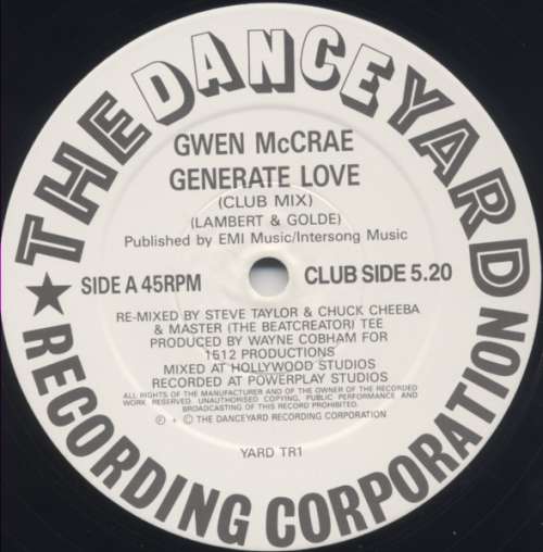 Cover Gwen McCrae - Generate Love / Eighties Lady (12) Schallplatten Ankauf