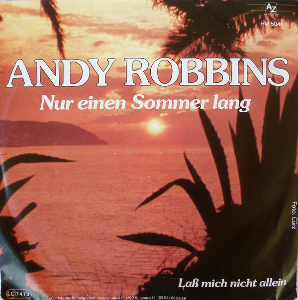Bild Andy Robbins (11) - Nur Einen Sommer Lang (7, Single) Schallplatten Ankauf