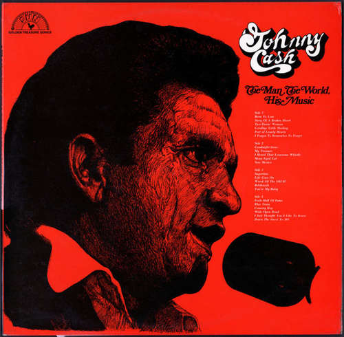 Cover Johnny Cash - The Man, The World, His Music (2xLP, Comp) Schallplatten Ankauf