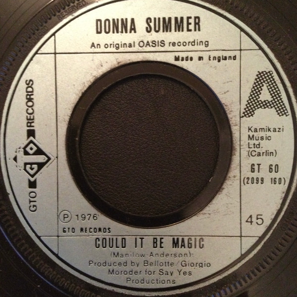 Cover Donna Summer - Could It Be Magic (7, Single, Ste) Schallplatten Ankauf