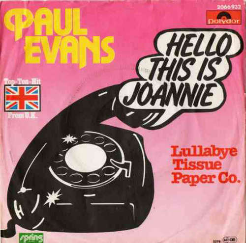 Bild Paul Evans - Hello This Is Joannie (7, Single) Schallplatten Ankauf