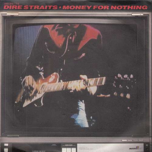 Cover Dire Straits - Money For Nothing (7, Single) Schallplatten Ankauf
