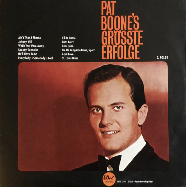 Cover Pat Boone - Pat Boone‘s Größte Erfolge - 2. Folge (LP, Comp) Schallplatten Ankauf