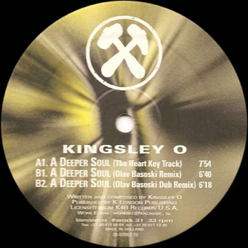 Cover Kingsley O* - A Deeper Soul (12) Schallplatten Ankauf