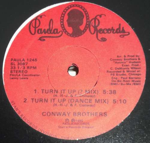 Cover The Conway Brothers - Turn It Up (12) Schallplatten Ankauf