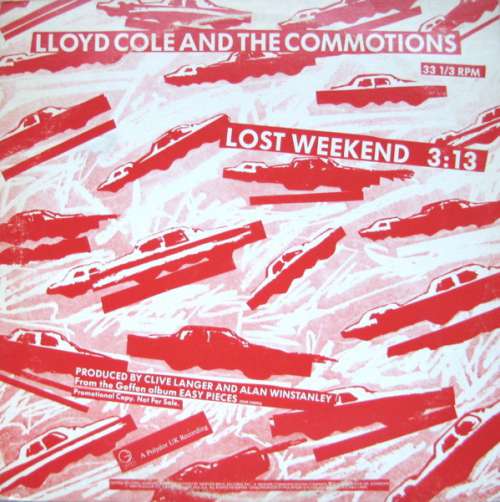 Cover Lloyd Cole And The Commotions* - Lost Weekend (12, Promo) Schallplatten Ankauf