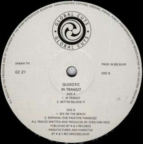 Cover Quixotic (2) - In Transit (12) Schallplatten Ankauf