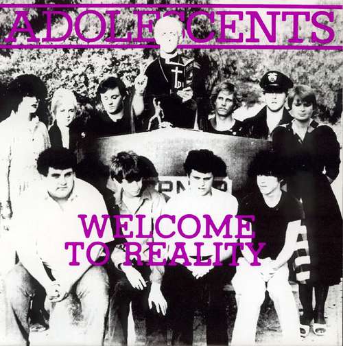 Cover Adolescents - Welcome To Reality (7, Num, RP, Pur) Schallplatten Ankauf