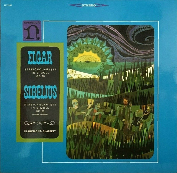 Cover Elgar* / Sibelius*, Claremont Quartet* - Streichquartett In E-Moll Op. 83 / Streichquartett In D-Moll Op. 56 (Voces Intimae)  (LP, Album) Schallplatten Ankauf