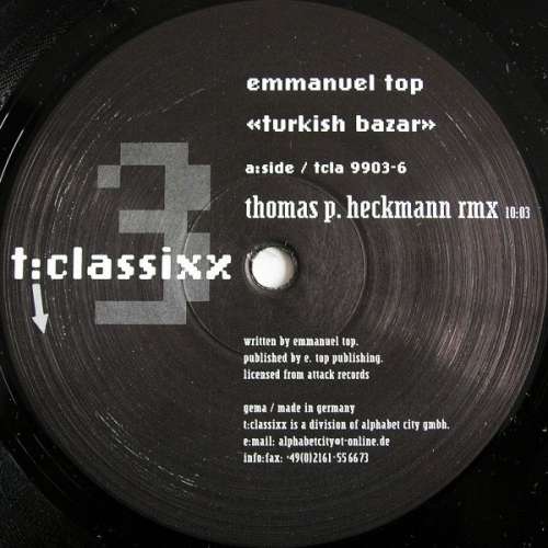 Cover Emmanuel Top - Turkish Bazar (12) Schallplatten Ankauf