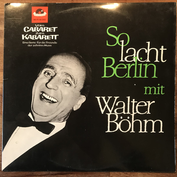 Cover Walter Böhm - So Lacht Berlin Mit Walter Böhm (LP, Album, RE) Schallplatten Ankauf