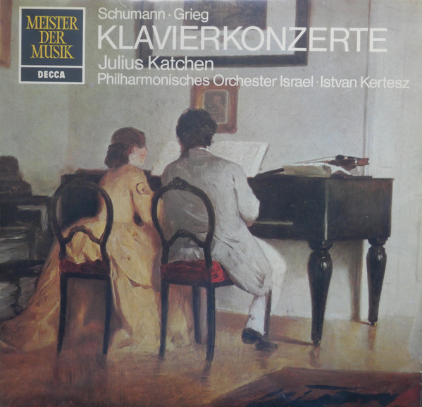 Cover Schumann*, Grieg* - Julius Katchen, Israel Philharmonic Orchestra, István Kertész -  Klavierkonzerte (LP, Album) Schallplatten Ankauf