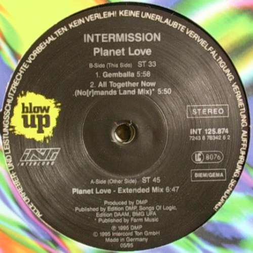 Cover Intermission - Planet Love (12) Schallplatten Ankauf