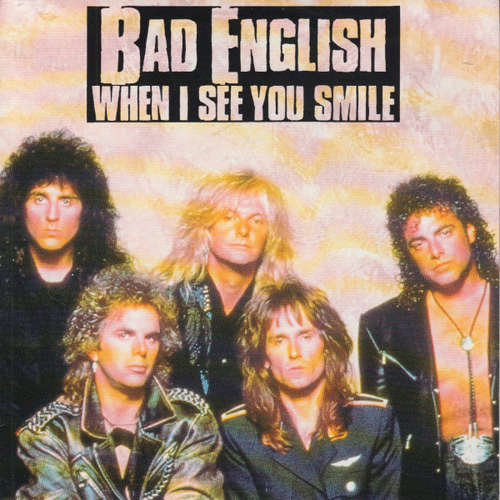 Cover Bad English - When I See You Smile (7, Single) Schallplatten Ankauf