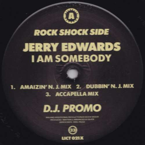 Cover Jerry Edwards - I Am Somebody (12, Promo) Schallplatten Ankauf