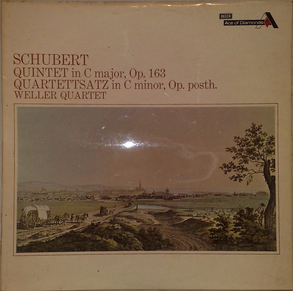 Cover Franz Schubert / The Weller Quartet* - Quintet In C Major, Op. 163, Quartettsatz In C Minor, Op. Posth. (LP) Schallplatten Ankauf