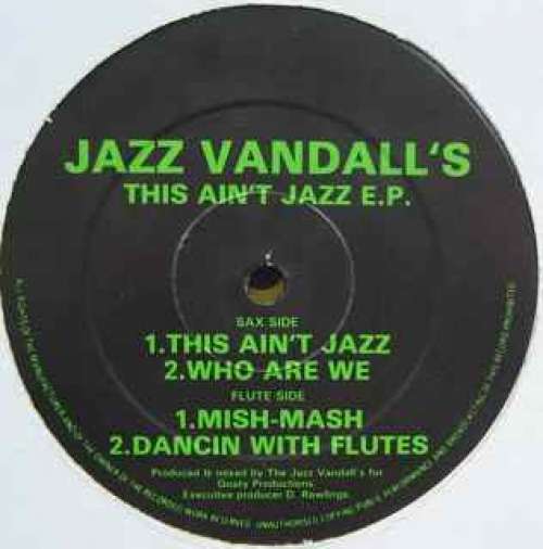 Cover Jazz Vandall's - This Ain't Jazz E.P. (12) Schallplatten Ankauf