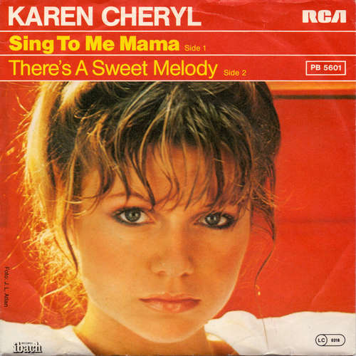Cover Karen Cheryl - Sing To Me Mama  (7, Single) Schallplatten Ankauf