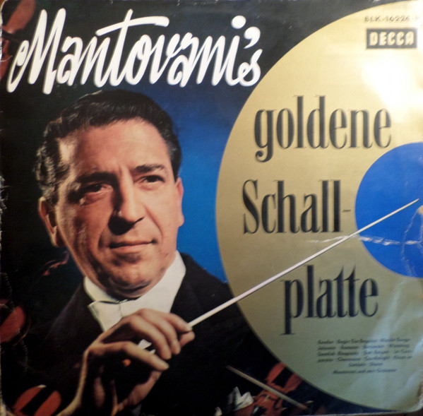 Cover Mantovani - Mantovani's Goldene Schallplatte (LP, Comp, Mono) Schallplatten Ankauf
