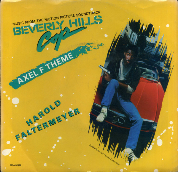 Cover Harold Faltermeyer - Axel F Theme (7, Single, Pin) Schallplatten Ankauf