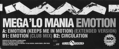 Cover Mega'Lo Mania* - Emotion (12, Maxi) Schallplatten Ankauf