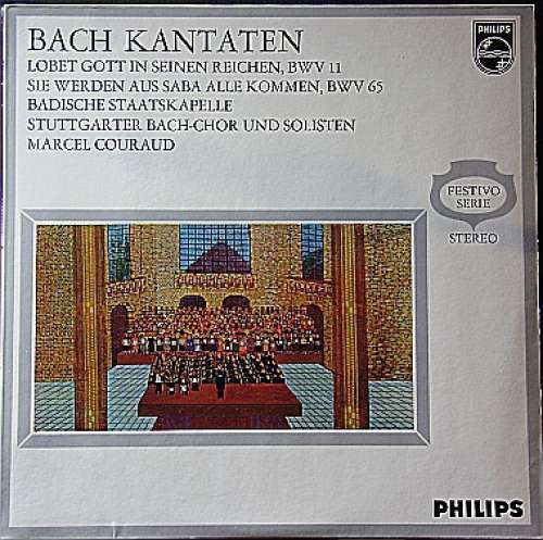 Cover Johann Sebastian Bach, Badische Staatskapelle, Stuttgarter Bach-Chor, Marcel Couraud - Bach Kantaten (LP) Schallplatten Ankauf