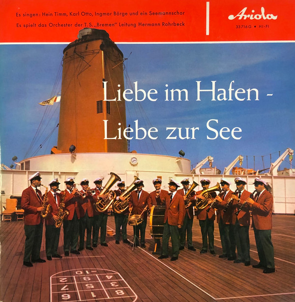 Cover Orchester Der »Bremen«* - Liebe Im Hafen Liebe Zur See (10, Mono, Gat) Schallplatten Ankauf