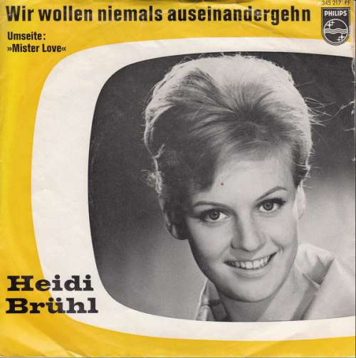 Cover Heidi Brühl - Wir Wollen Niemals Auseinandergehn (7, Single, Mono) Schallplatten Ankauf