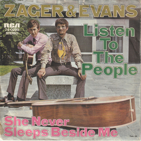 Cover Zager & Evans - Listen To The People (7, Single) Schallplatten Ankauf