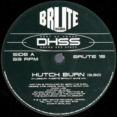 Cover DHSS - Hutch Burn (12) Schallplatten Ankauf