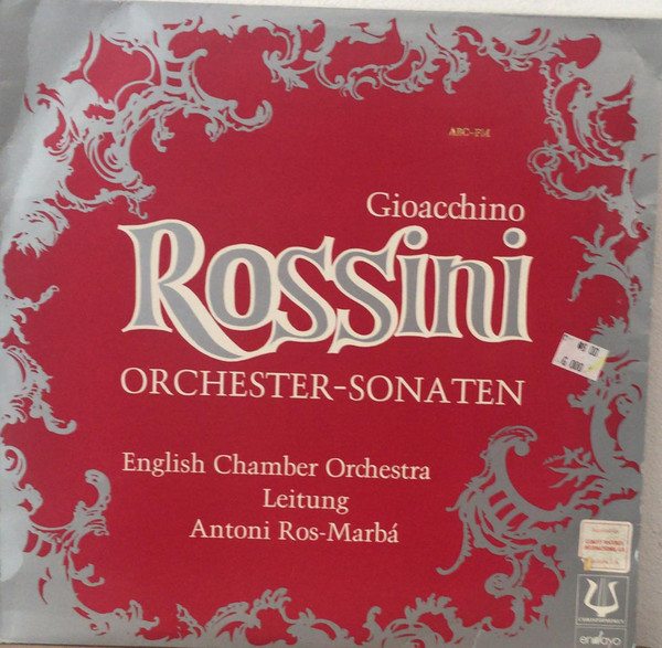Cover Gioacchino Rossini, English Chamber Orchestra - Orchester - Sonaten (LP) Schallplatten Ankauf