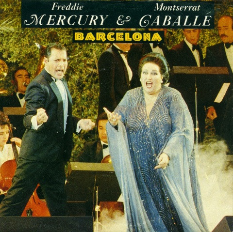 Cover Freddie Mercury & Montserrat Caballé - Barcelona (12, Maxi) Schallplatten Ankauf