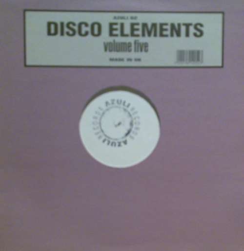 Cover Disco Elements - Volume Five (12, Promo, W/Lbl) Schallplatten Ankauf