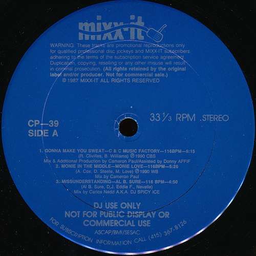 Cover Various - Mixx-it 39 (12, Promo) Schallplatten Ankauf