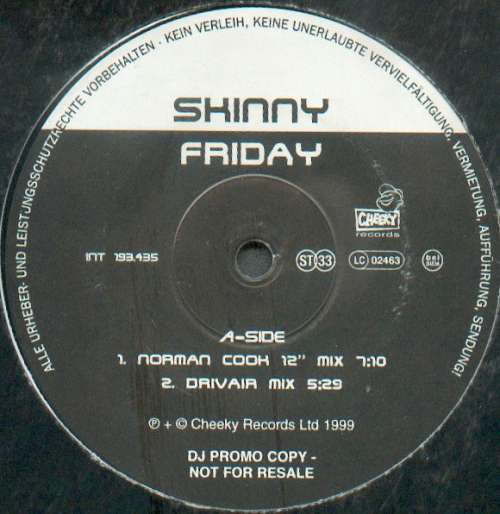 Bild Skinny - Friday (12, Promo) Schallplatten Ankauf