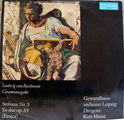 Cover Ludwig van Beethoven - Gewandhausorchester Leipzig, Kurt Masur - Sinfonie Nr. 3 Es-dur Op. 55 (Eroica) (LP) Schallplatten Ankauf