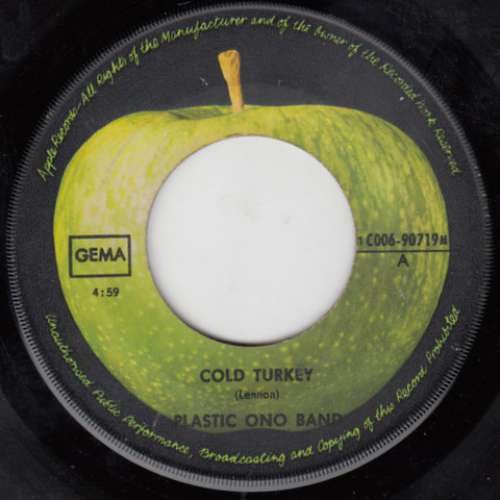 Cover Plastic Ono Band* - Cold Turkey (7, Single, Mono) Schallplatten Ankauf