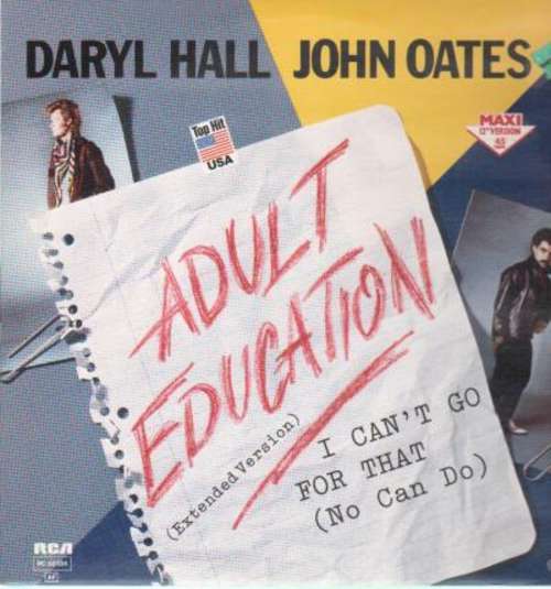 Bild Daryl Hall John Oates* - Adult Education (Extended Version) (12, Maxi) Schallplatten Ankauf