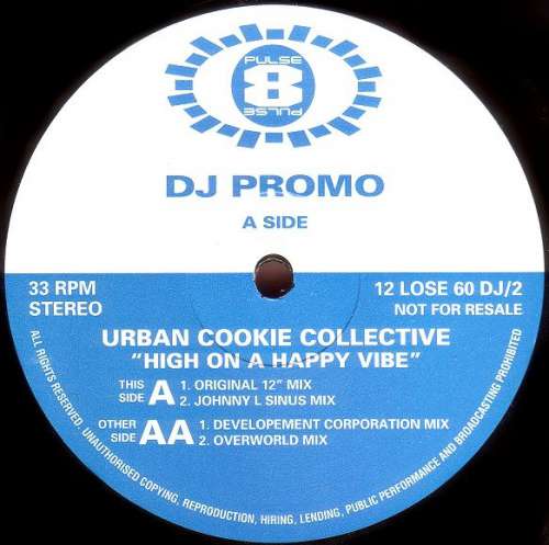 Cover Urban Cookie Collective - High On A Happy Vibe (12, Promo) Schallplatten Ankauf