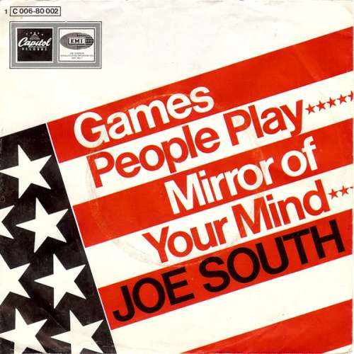 Cover Joe South - Games People Play / Mirror Of Your Mind (7, Single) Schallplatten Ankauf