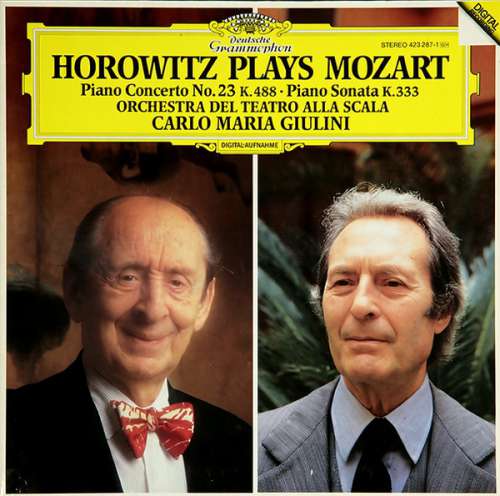 Bild Horowitz* Plays Mozart* - Orchestra Del Teatro Alla Scala / Carlo Maria Giulini - Piano Concerto No. 23 K. 488 • Piano Sonata K. 333 (LP, Album, Gat) Schallplatten Ankauf