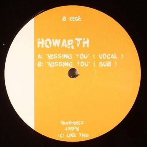 Cover Howarth - Missing You (12) Schallplatten Ankauf