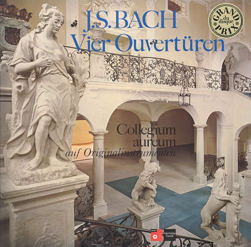 Cover J.S. Bach*, Collegium Aureum - Vier Ouvertüren Auf Originalinstrumenten (2xLP, Album, RP) Schallplatten Ankauf