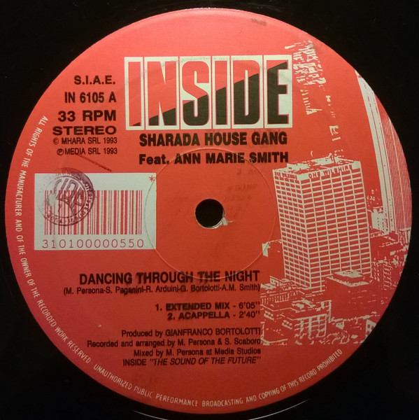 Cover Sharada House Gang Feat. Ann Marie Smith* - Dancing Through The Night (12) Schallplatten Ankauf
