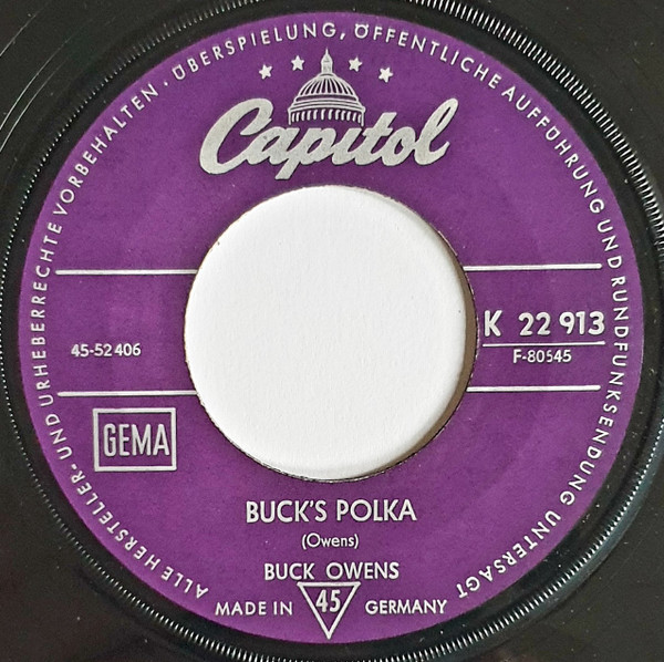 Cover Buck Owens - I've Got A Tiger By The Tail / Buck's Polka (7, Single) Schallplatten Ankauf