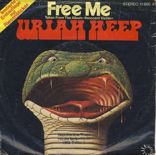 Cover Uriah Heep - Free Me (7, Ltd) Schallplatten Ankauf