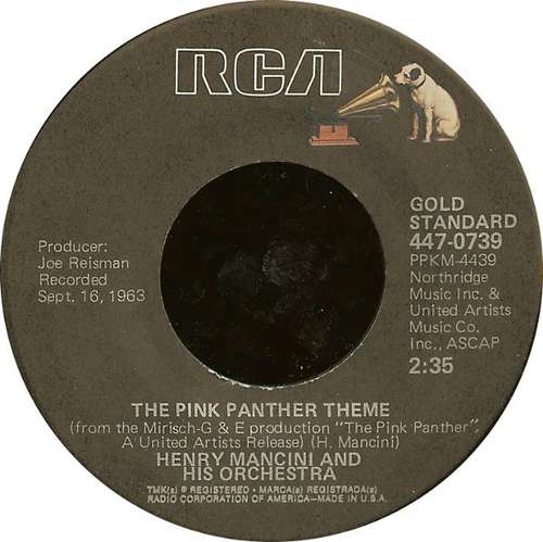 Cover Henry Mancini And His Orchestra - The Pink Panther Theme / Dear Heart (7, Single) Schallplatten Ankauf